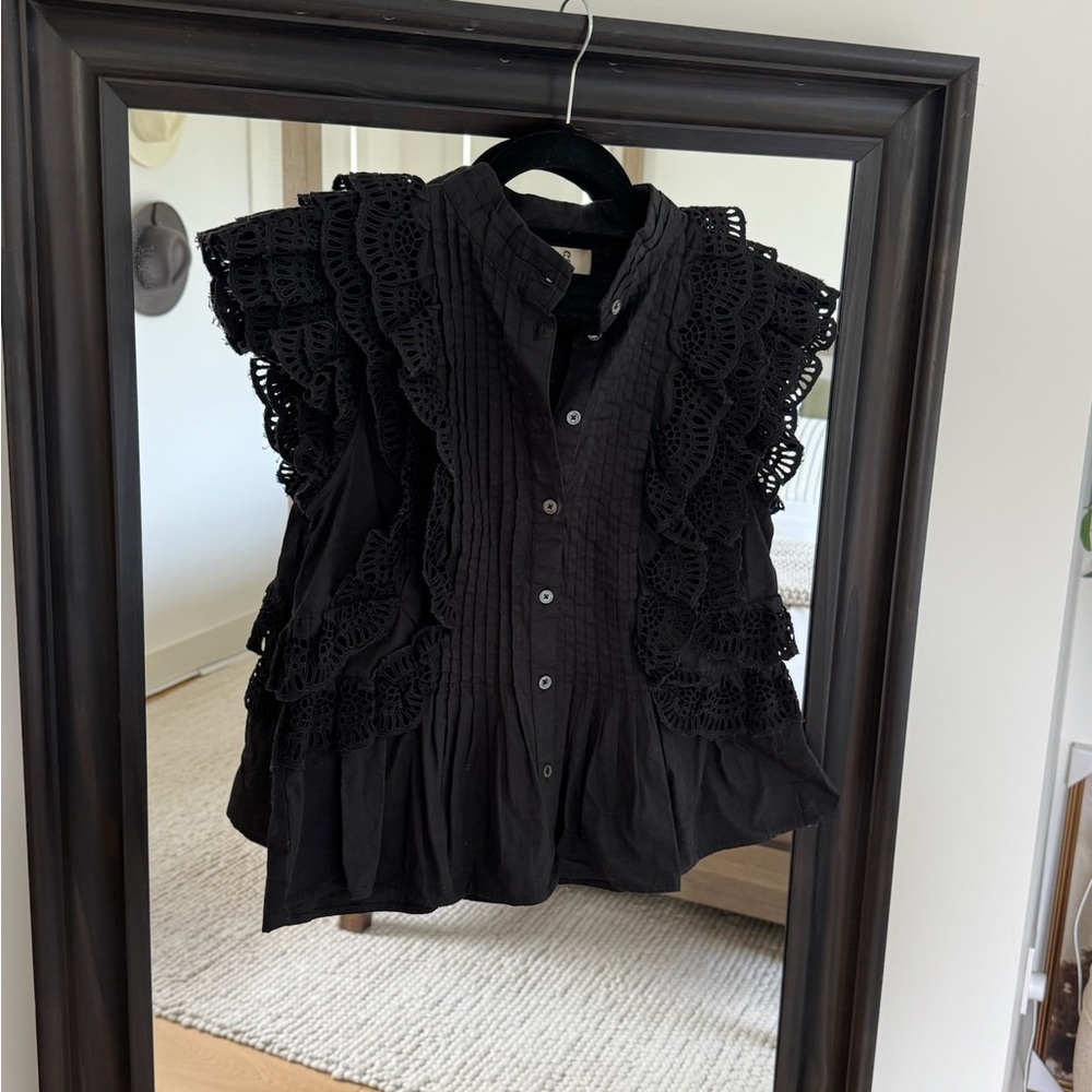 Sea New York Patrizia Lace Tank | Size S | Black